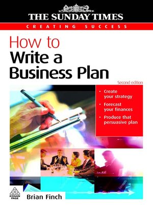 How to Write a Business Plan - ebook